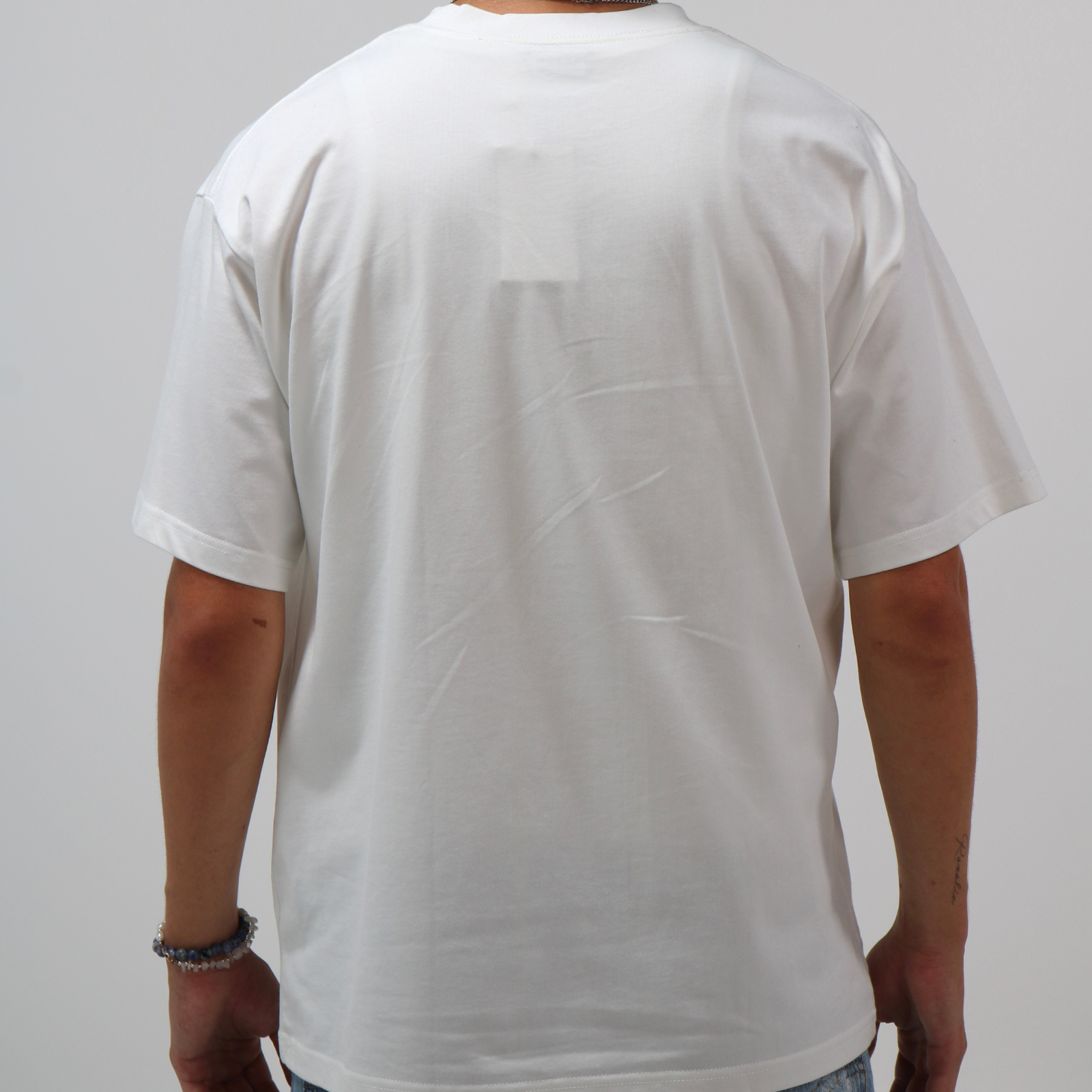 White LWM Tee